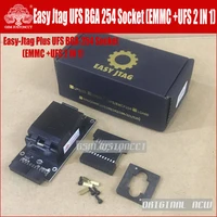 2022 original new ufs bga 254 socket for easy jtag plus box ufs bga 254 sockets adapter emmc ufs 2 in 1