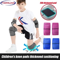 1pair kids adjustable elbow braces thick sponge padded crashproof knee pads sport kneepad for football cycling roller skating