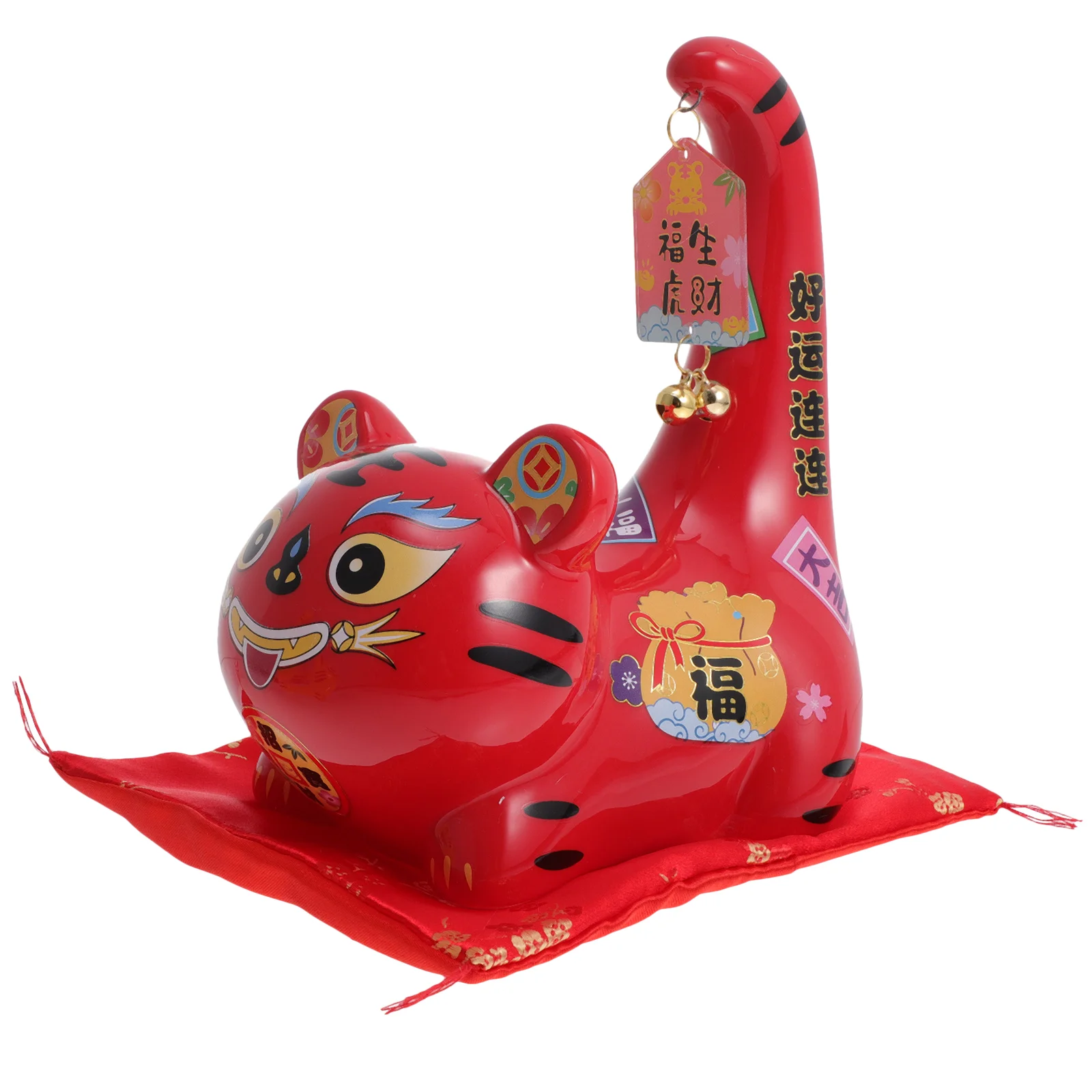 

1 Набор Копилка в форме тигра банка для денег год Тигра Настольный Декор