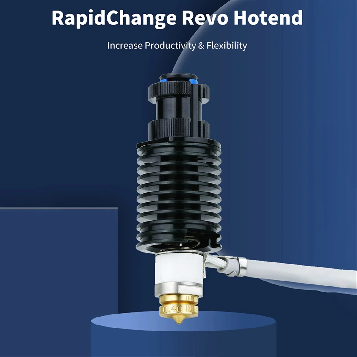 Для E3D Revo Hotend Kit V6 Радиатор Латунное сопло Керамический нагревательный сердечник