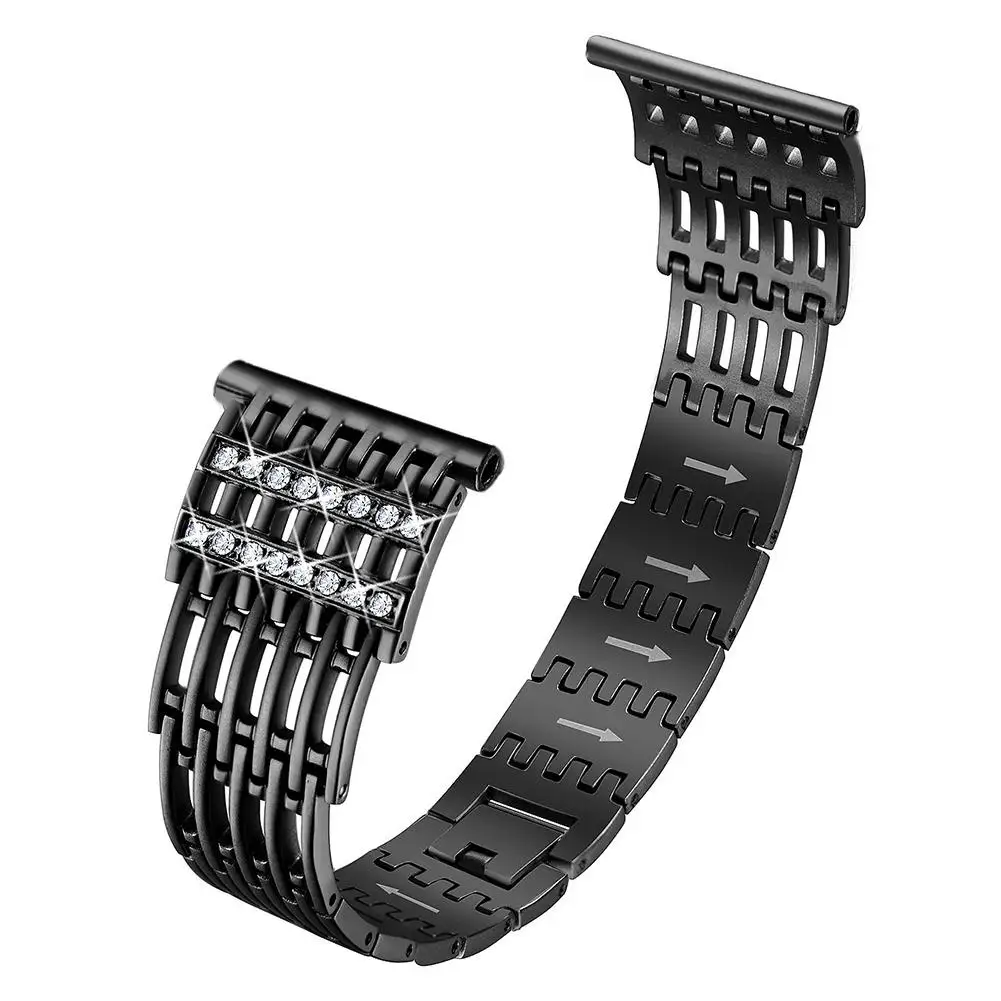 

Сменный металлический наручный ремешок со стразами, ремешок на запястье, шикарный дизайн, легкая плетеная полоса, деликатный для Amazfit, Samsung, ...