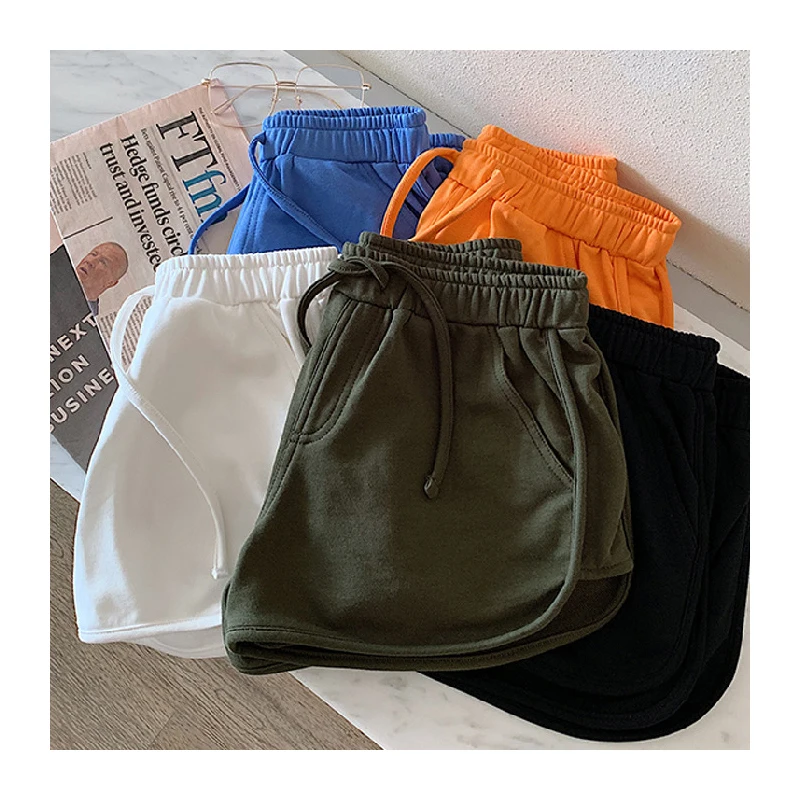 2022 летние дешевые брюки Pantalones Cortos Blank однотонные для тренажерного зала