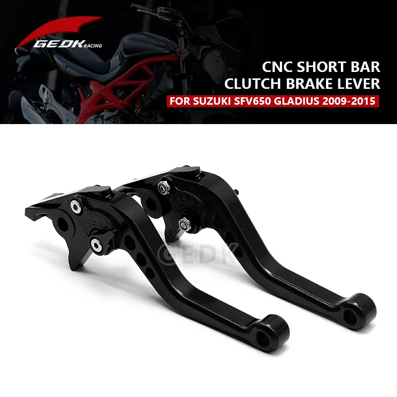 

2023 Short Clutch Brake Lever for Suzuki SFV650 GLADIUS 2009 2010 2011 2012 2013 2014 2015 Motorcycle Accessory Handlebars Lever
