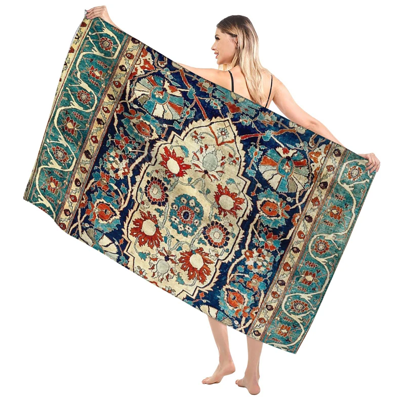 Большое пляжное полотенце