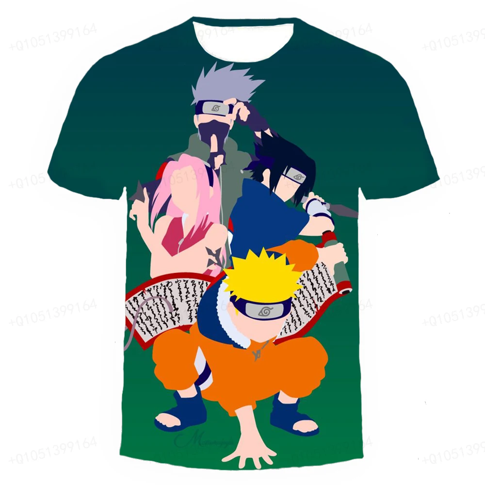 Наруто Какаши Футболка для мальчиков и девочек Pain Мужская футболка с 3D принтом