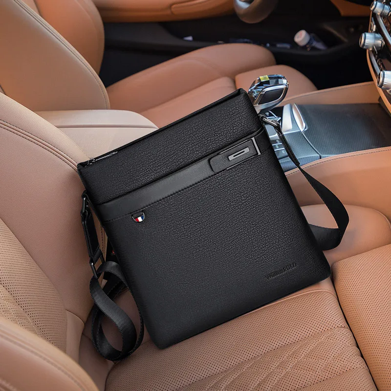 Мужская кожаная сумка через плечо