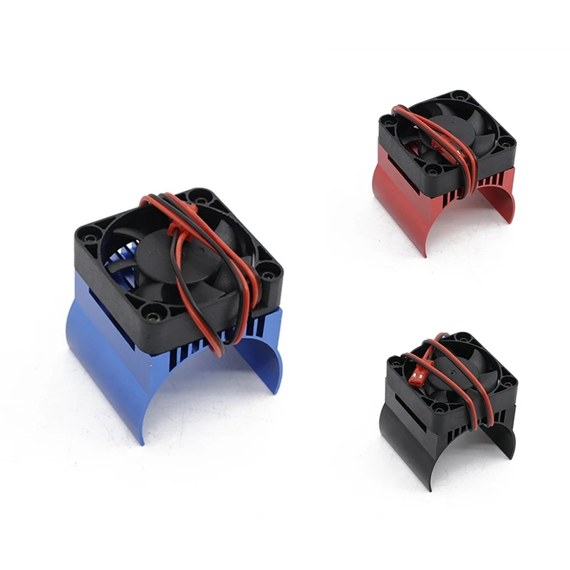 

Вентилятор охлаждения двигателя 42 мм, теплоотвод для Traxxas 1/10 E-Revo E-Maxx встреча Arrma 1/8 Kraton Talion Typhon Радиоуправляемый автомобиль