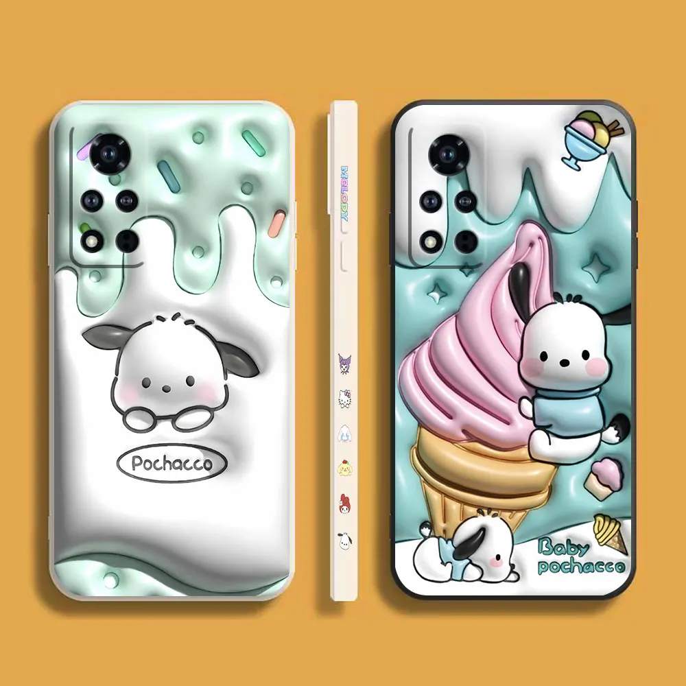 

Cartoon Cute Pochacco Phone Case For Honor MAGIC 3 4 5 Note 10 V10 V20 V30 V40 X10 X20 X30 X40 X40I PLAY 4 5T 6T PRO MAX 5G Case