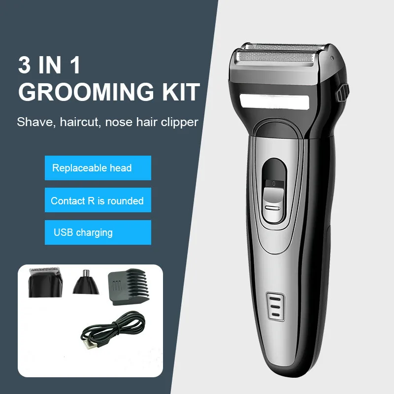 Beard Trimmer Nose Hair Trimmer Eyebrow Beard Trimmer Electric Shavers Hair Clipper Grooming Kit Haircut