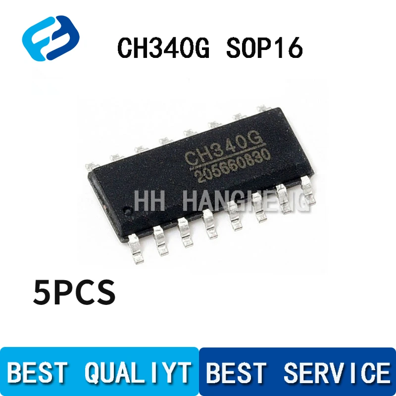 (5 шт.) 100% Новый чипсет CH340G CH340 340G SOP-16