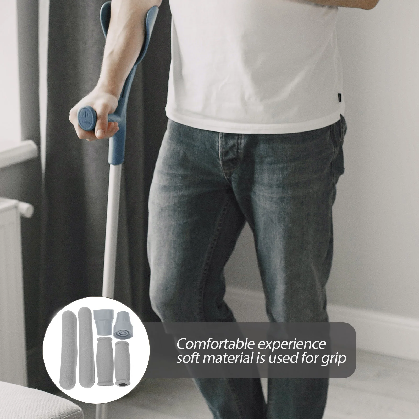 Сменные подушечки для костыля под мышками комплект катания на ходьбе шапочки ног