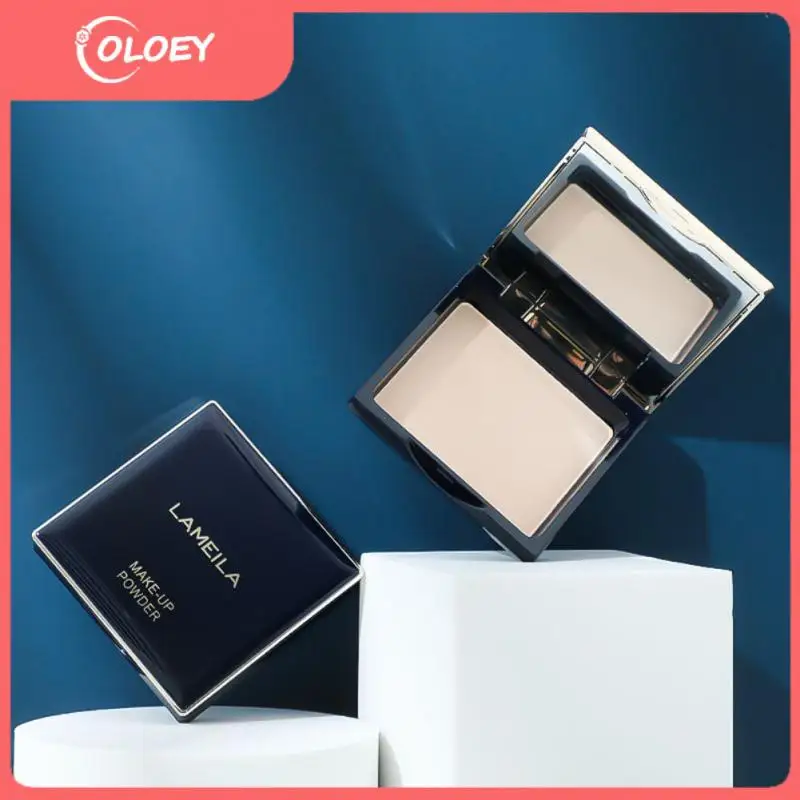 

Nature Full Coverage Face Powder Long Lasting Waterproof Powder Face Up New Make Tools Compact Pressed Foundation Layer Dou