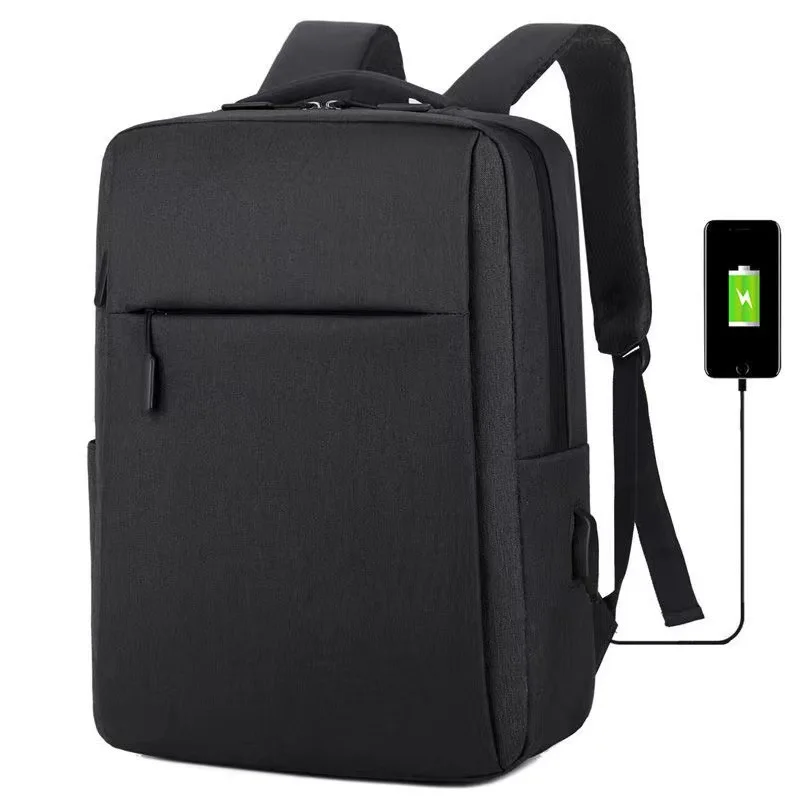 

Мужской рюкзак из ткани Оксфорд, с несколькими карманами и USB-портом для зарядки