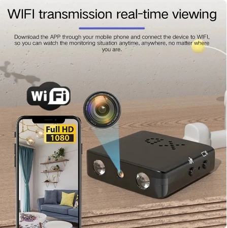 

1080P XD Mini Camera WIFI Wireless Small Camcorders Portable Mini Cam Intelligent Infrared Night Vision Security Camera