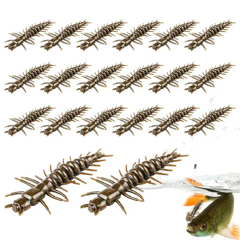

Fishing Soft Bait 8PCS/20PCS Swimbait Reusable Realistic Lure Soft Recyclable Bait Safe Fishing Accessories For River Ocean Sea