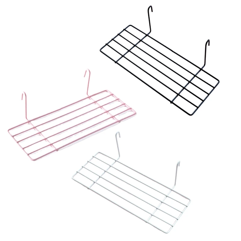 

Сетчатые фото настенные аксессуары подвесная корзина кованая железная Настенная Декорация креативный Органайзер полки с крючками для сет...