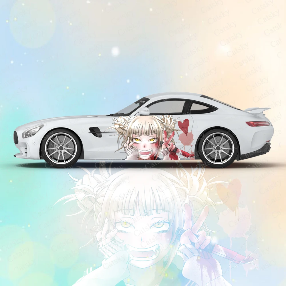 

2 шт., автомобильные виниловые наклейки с двумя боковыми кузовами