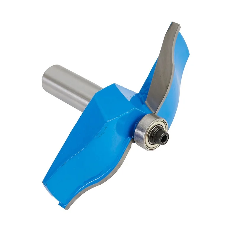 

For Woodworking For Hand Making Router Bits Milling Cutter 66.7mm Long Round Over Rail&Stile Tenon Cutter 45# Steel