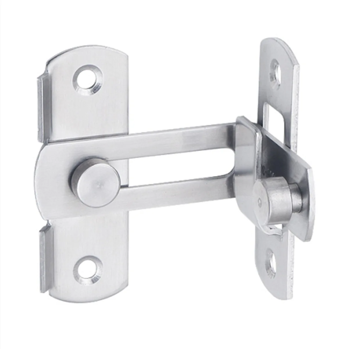 

1PC Door Lock Barn Door Cast Metal Hook Latch Lock Texture home Decoration Ornament Toilet Doors Right Angle Sliding Gate Lock