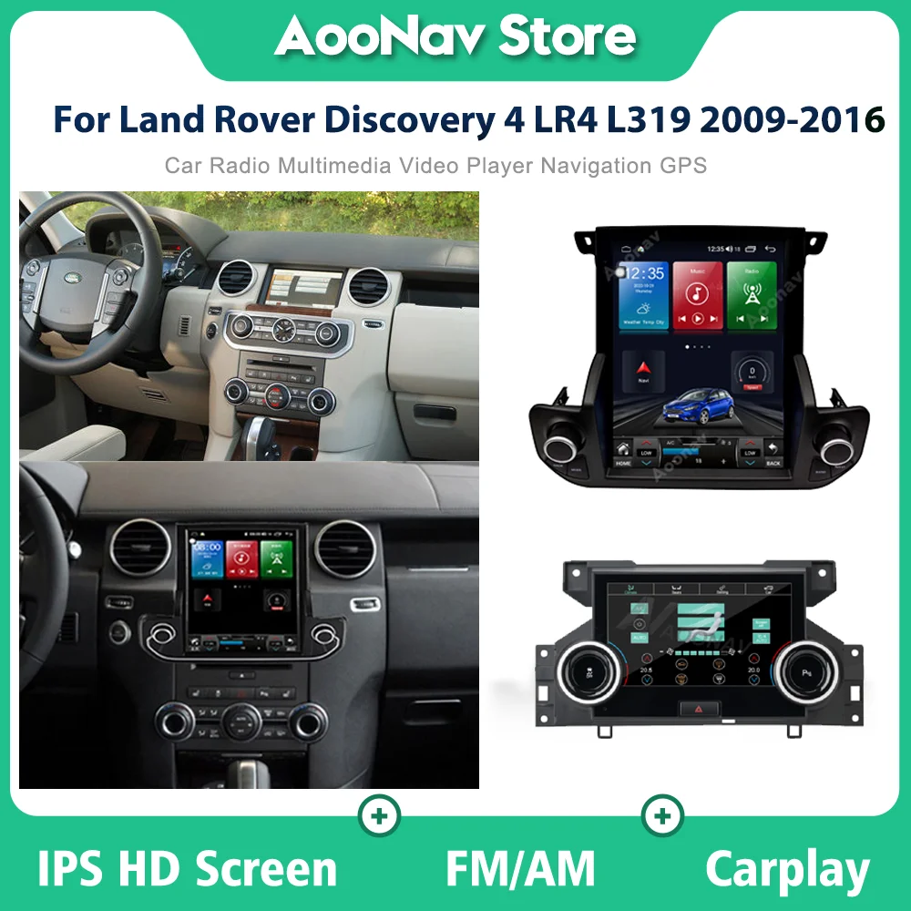 

Автомобильный радиоприемник 128G Android для Land Rover Discovery 4 LR4 L319 2009-2016, панель переменного тока, GPS-навигация, мультимедийный стереоприемник Carplay