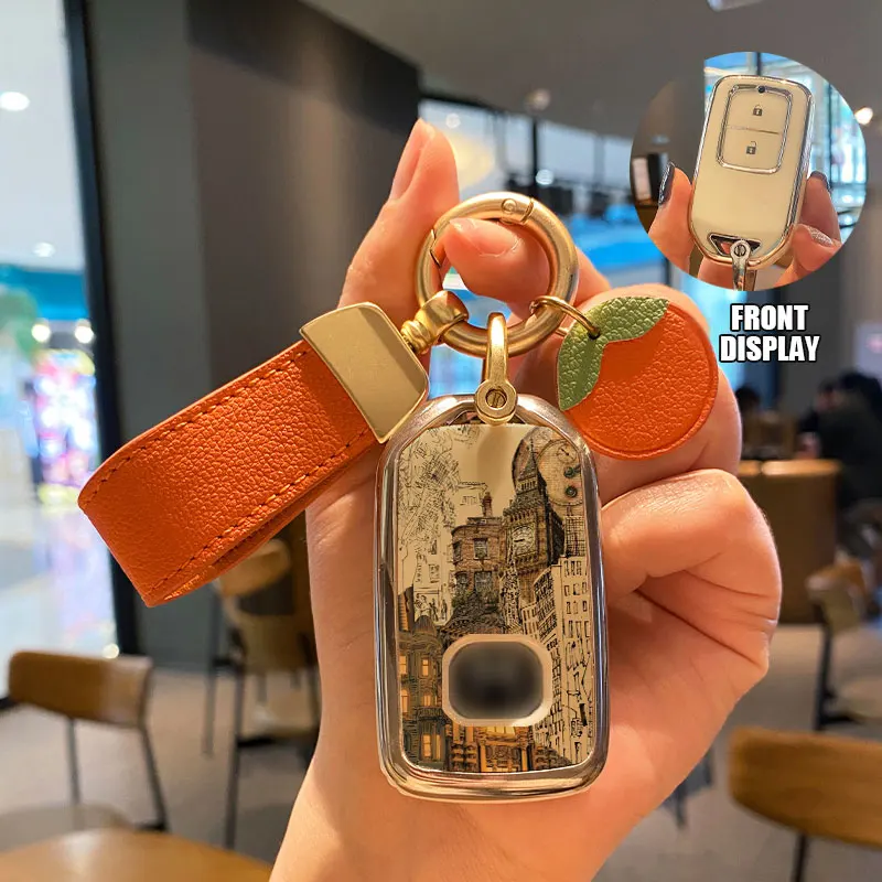 Защитный чехол для автомобильных брелоков классический Honda Fit GP5 Shuttle Gp8 JADE VEZEL City