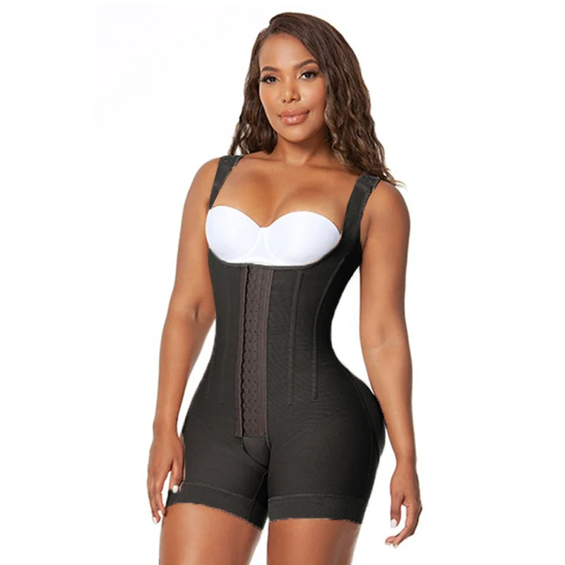 Extra Body Control/Molding - Bootylifting Shapewear Full Body Suit With A Sleeveless Jumpsuit