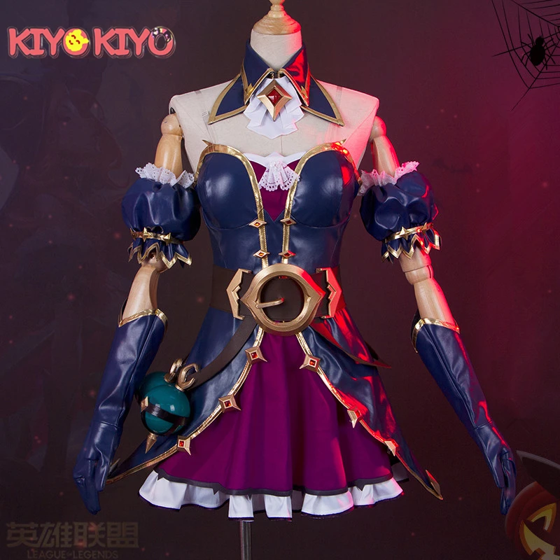

KIYO-KIYO Miss Fortune LOL Cosplay The Bounty Hunter Halloween Miss Fortune Cosplay Costume dress female Haloween Costume