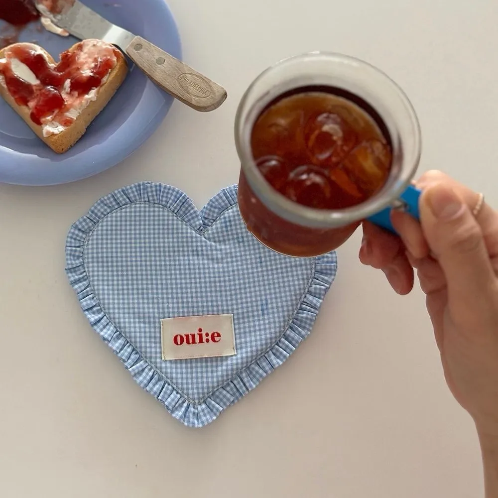 

Сердечные подставки под тарелки Heart-shaped Placemats