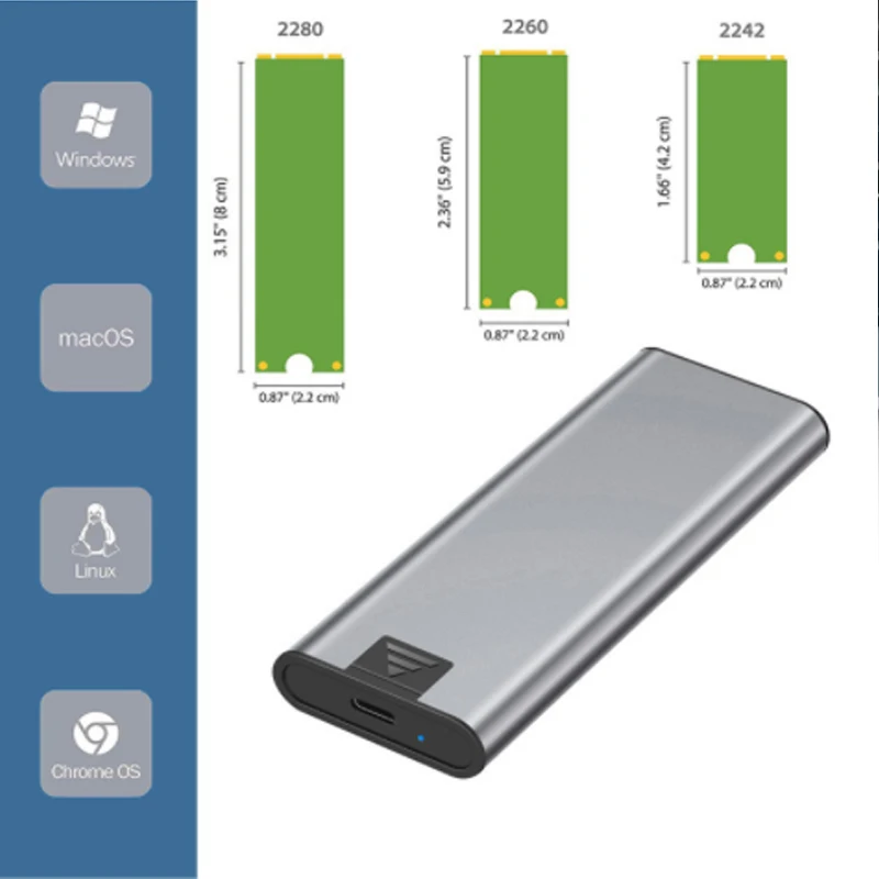 

Чехол для жесткого диска M.2 NGFF к USB 3,0, Твердотельный мобильный жесткий диск, быстрая установка
