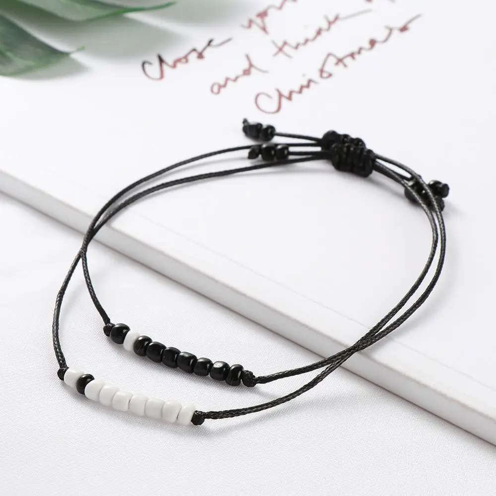 Ювелирные изделия BFF Подарок на годовщину воск нить мох код Плетеный орнамент