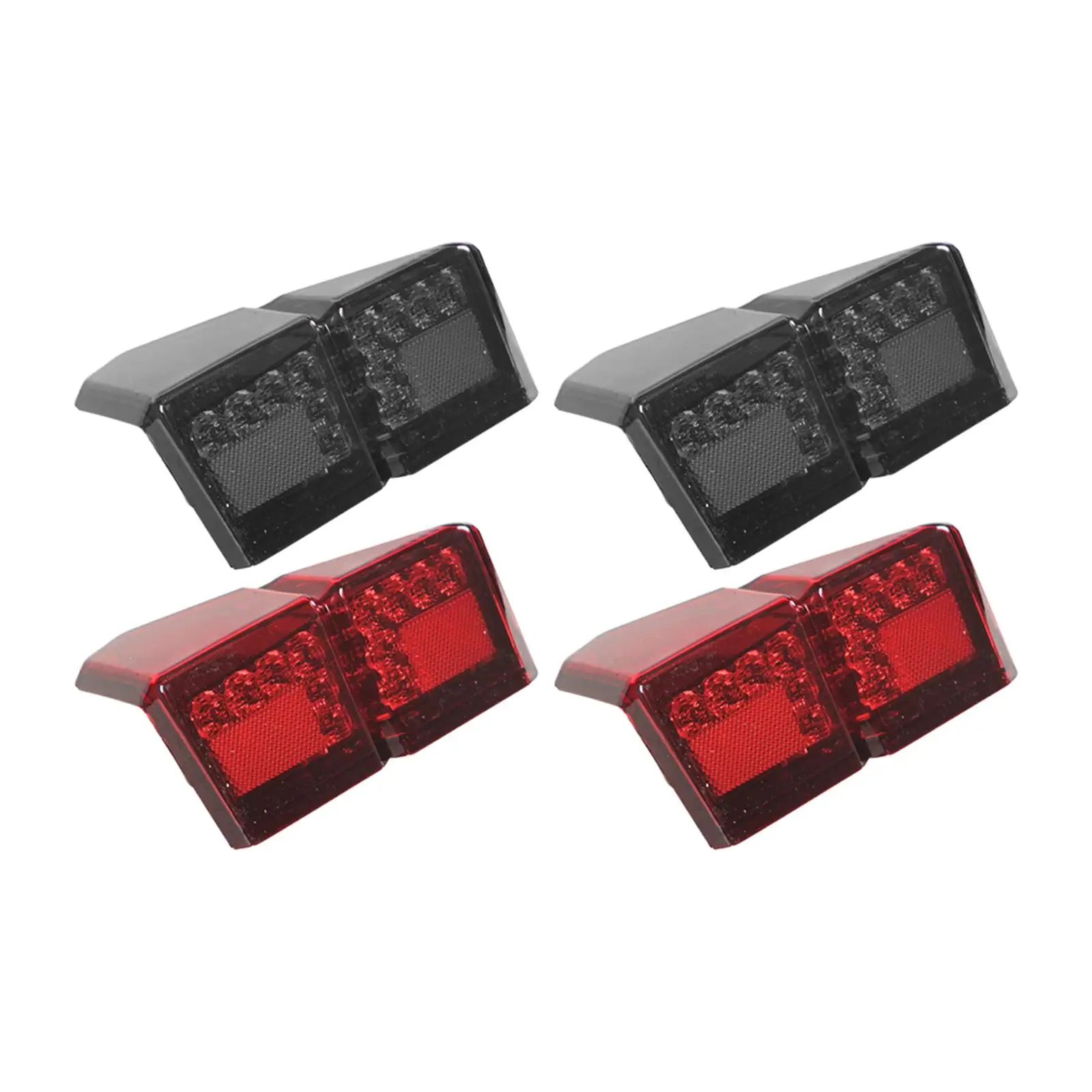 1 Pair Tail Lights Replacement Drivers & Passenger Side Waterproof Rear Brake Stop Lamp Fit for Polaris Ranger 1000 2018-2021