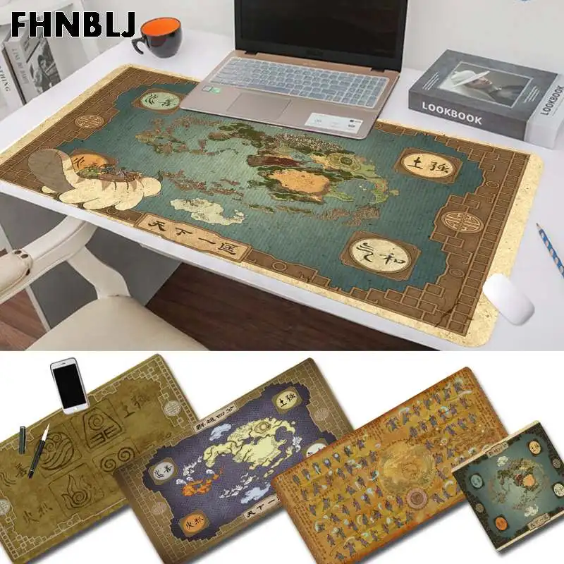 

FHNBLJ Avatar The Last Airbender Game Player Desk Laptop Rubber Mouse Mat Size For CSGO Game Player Desktop PC Computer Laptop