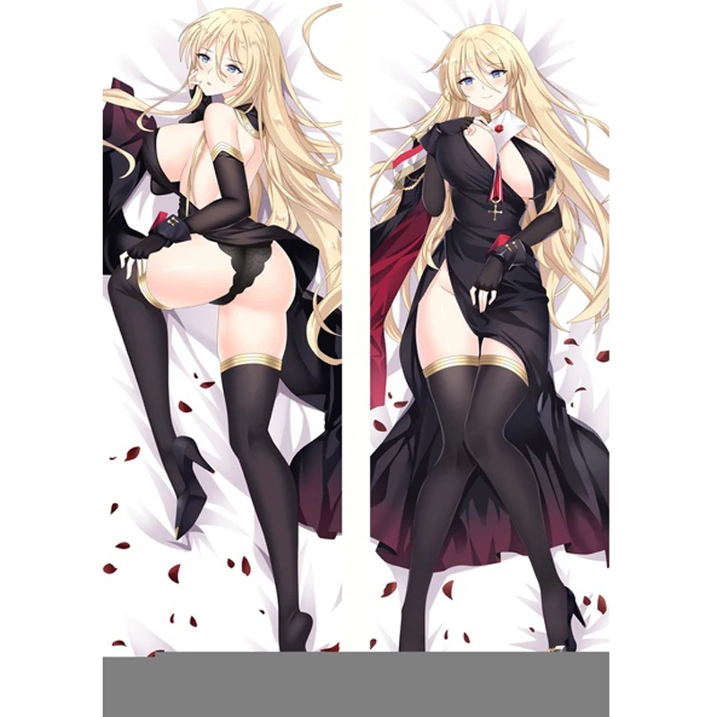 

60x180cm Game Anime Azur Lane KMS Bismarck ILLUSTRIOUS Dakimakura Body Pillow Case Hugging Pillowcase Gift