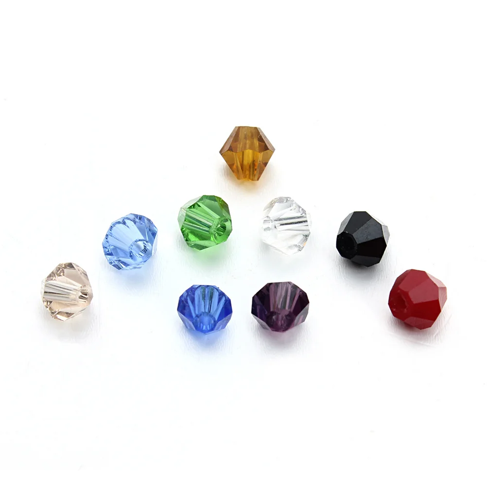 

200 Pc 8 mm Beads Faceted Handicraft Accessories for Making Earrings Necklace