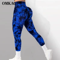 Женские спортивные легинсы OMKAGI Tie Dye#1