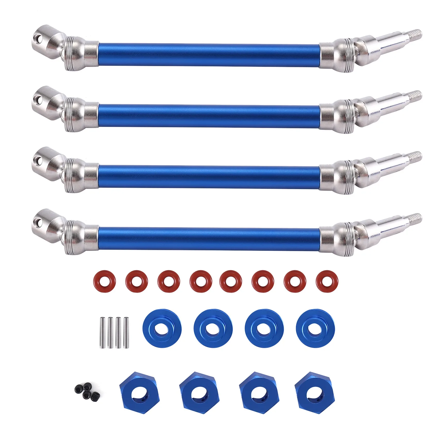 

Metal Extended Drive Shaft Driveshaft CVD for Arrma 1/10 Karton Outcast V1 RC Car Upgrades Parts Accessories,Blue