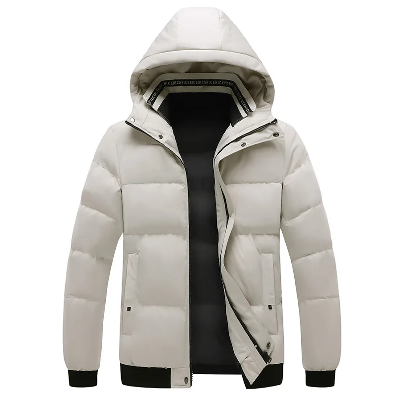Dropshipping Fashion Winter Men's Cotton Padded Clothes Warm Coat Padded Clothes Teenagers Short Warm Down Sports Jacket