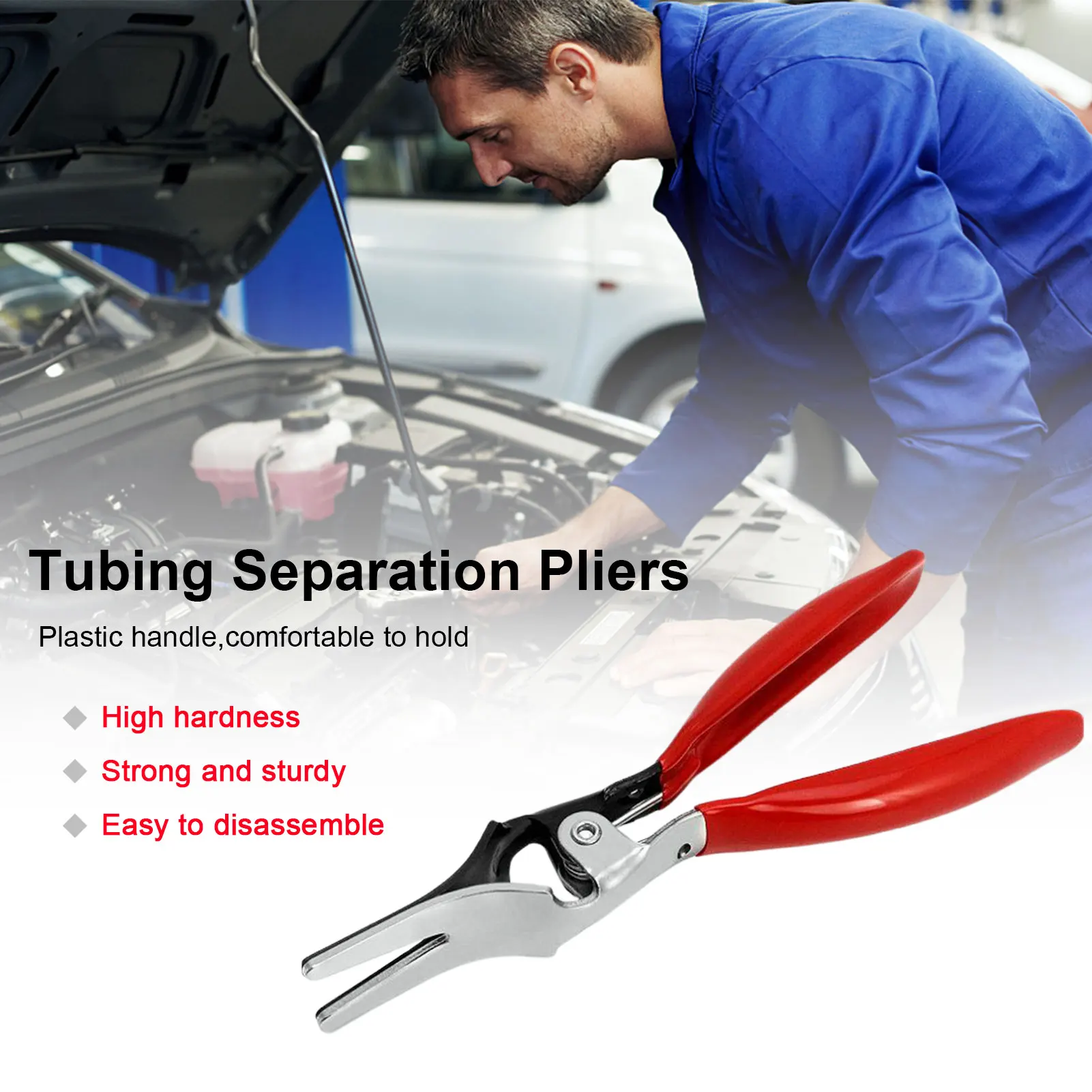 

Automobile Universal Angled Fuel Vacuum Line Tube Hose Remover Separator Pliers Pipe Tools Removal Tools Pipe Repairing Tools