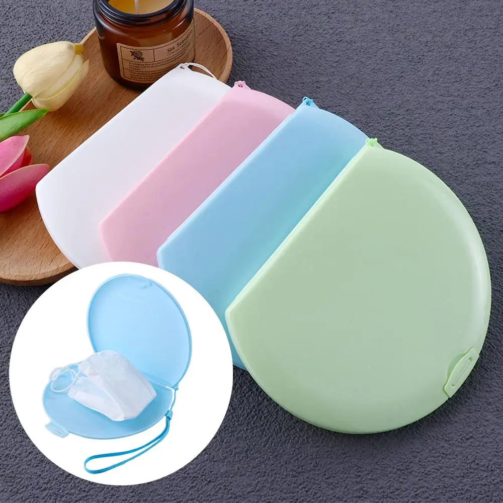 

Convenient Anti Pollution Portable Storage Box Mouth Mask Cover Case Face Mask Storage Bag Face Covering