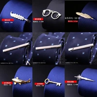 new fashion style tie clip metal exquisite practical pin buckle business wedding accessories mens premium gift
