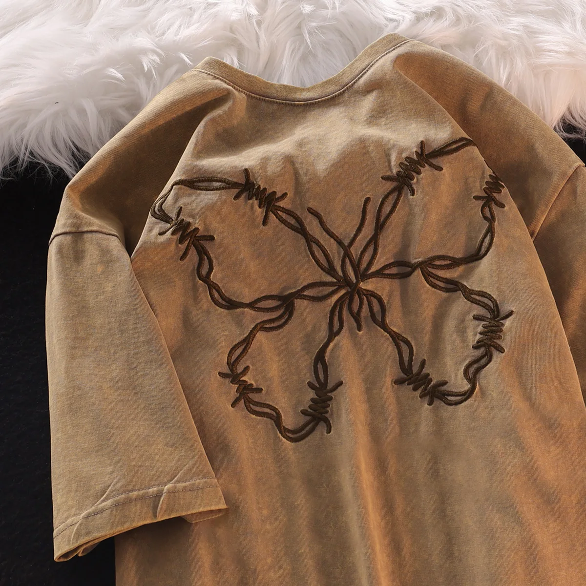 

Cotton Short-sleeved T-shirt Women's Summer 2022 New 3D Butterfly Design Top Round Neck Large Size Graphic Tees Harajuku Shirts