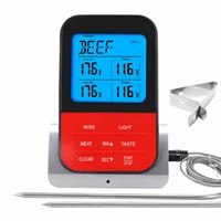 digital meat thermometer for cooking food outdoorbbq grill oven with dual probe kitchen probe for smokerbarbecueovenbaking