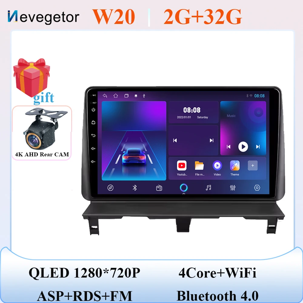 

Беспроводной Carplay для Peugeot Partner 1 2002-2008 Android Auto GPS Navi Автомобильный радиоприемник Мультимедийный плеер Bluetooth WiFi DSP Стерео