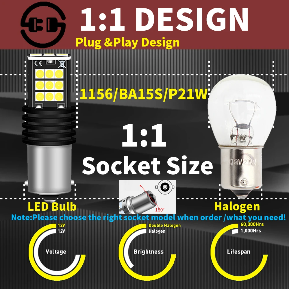 2x светодиодные лампы заднего хода P21W BA15S 7506 Canbus для BMW E63 E64 X1 E84 F48 X2 F39 X3 E83 X4 F26 X5 E53 Z3