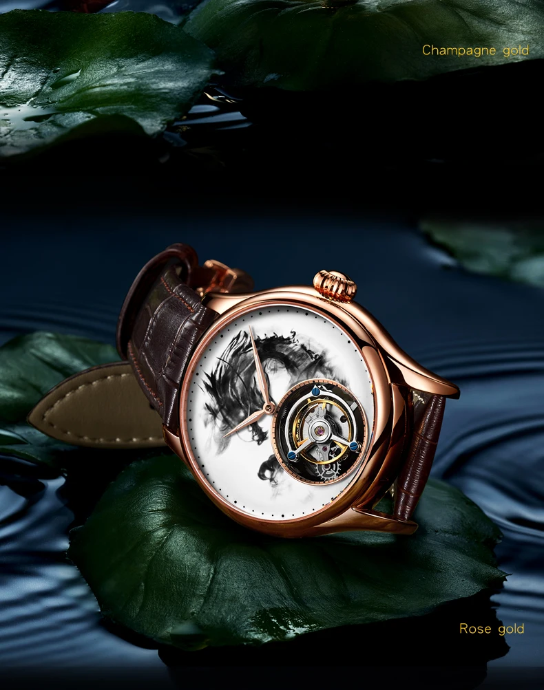 Механические часы AESOP мужские водонепроницаемые спортивные наручные