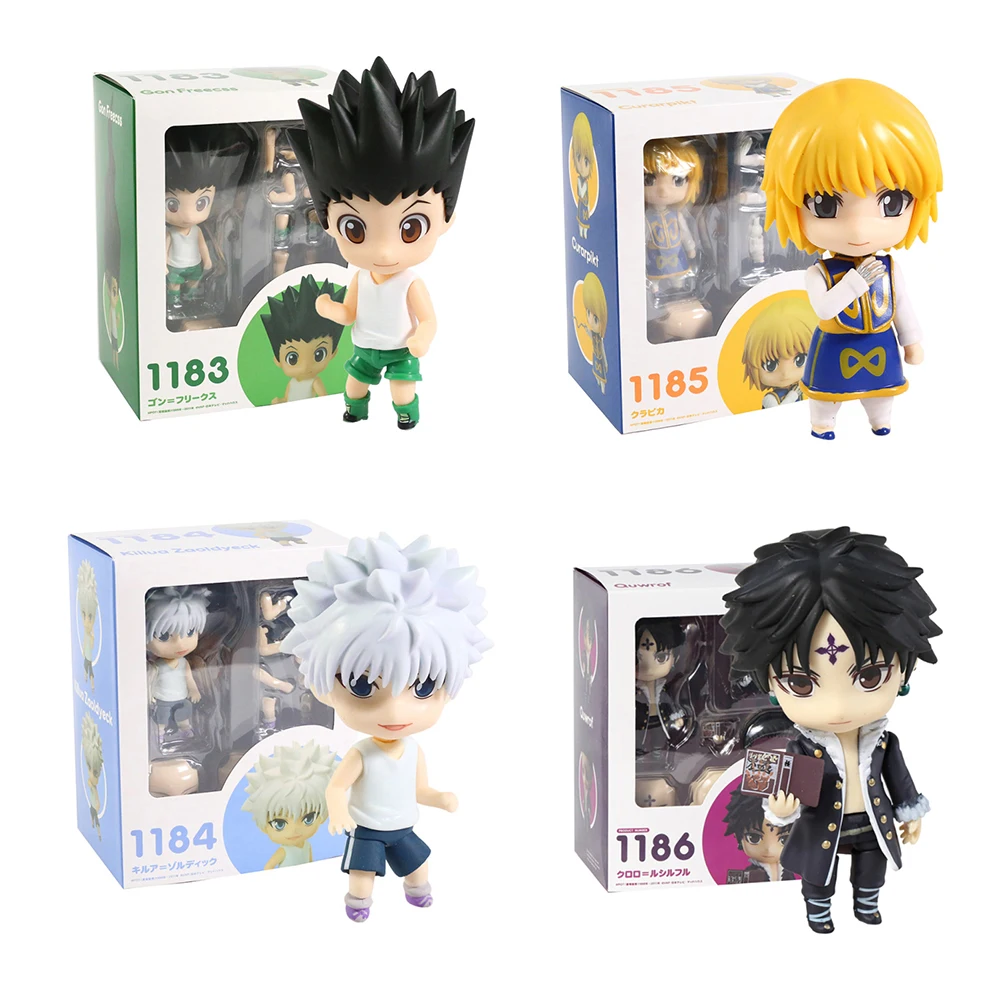 

Action Figure HUNTER x HUNTER Kulolo lushilufelu 1186 Gon Freecss 1183 Killua Zoldyck 1184 Kurapika 1185 Collectible Model Toy