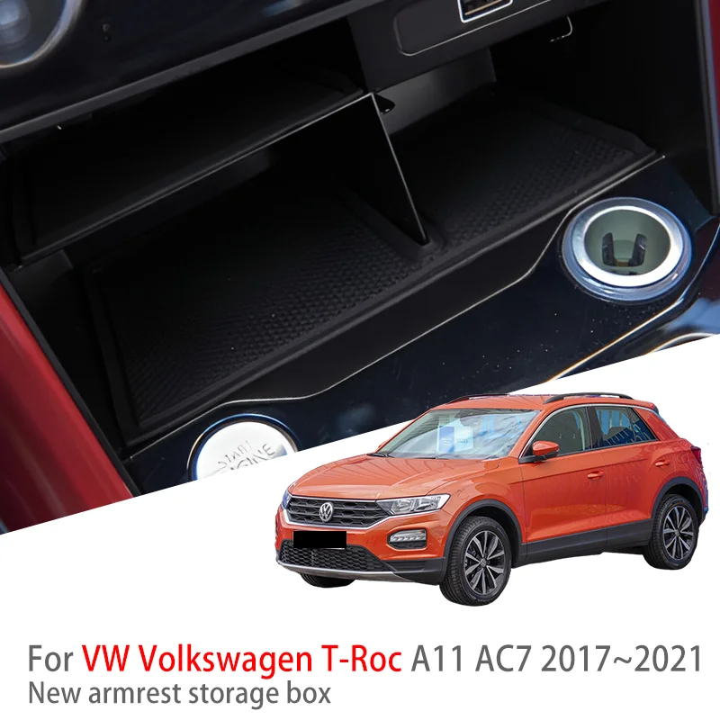 Автозапчасти для VW Volkswagen T-Roc A11 AC7 2017 ~ 2021 Автомобильная Центральная консоль
