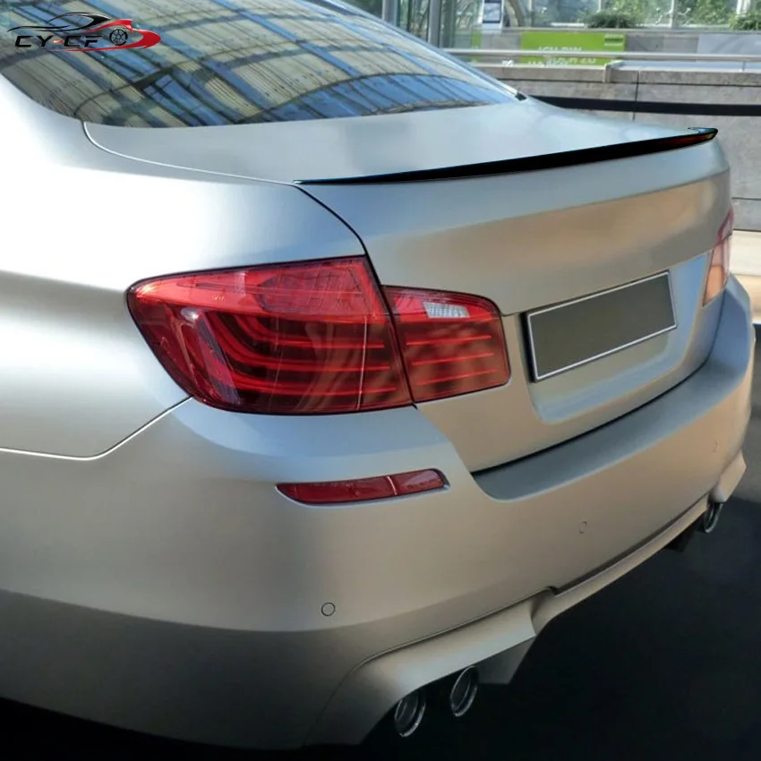 Фото Задний спойлер (накладка на бампер) M5 PSM Style, глянцевый черный, для BMW 5 серии F10 F11 F18 2010-2017, карбоновый спойлер на крышу №2