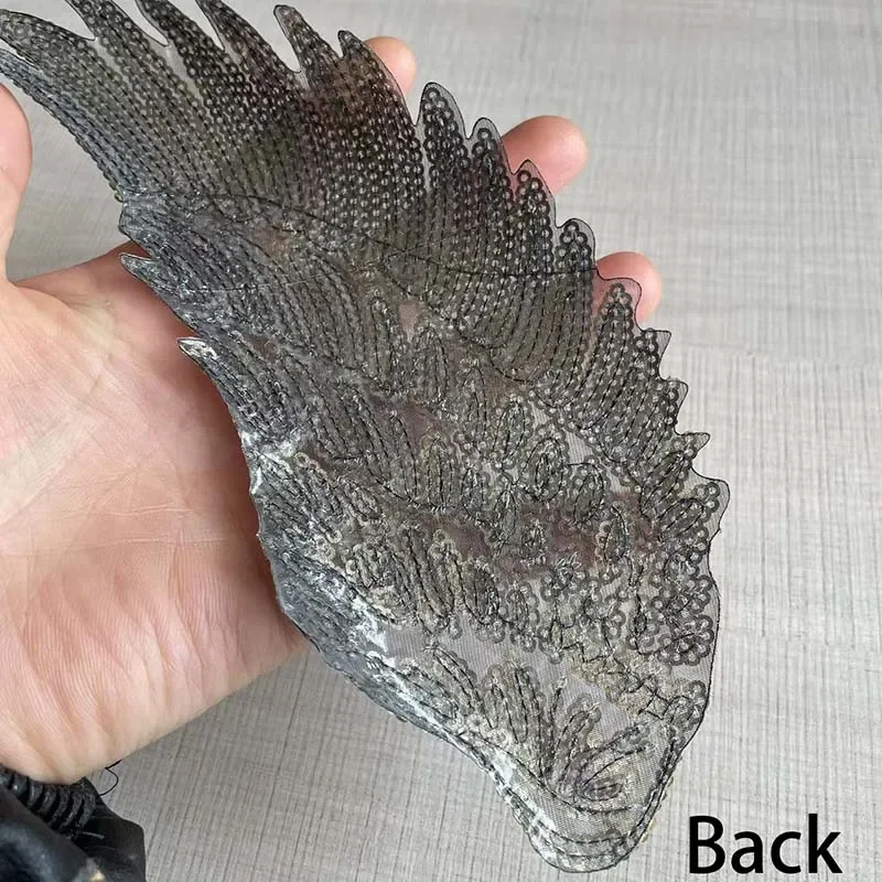 1 пара/Блестящая аппликация для одежды наклейки с вышивкой крыльев Ангела