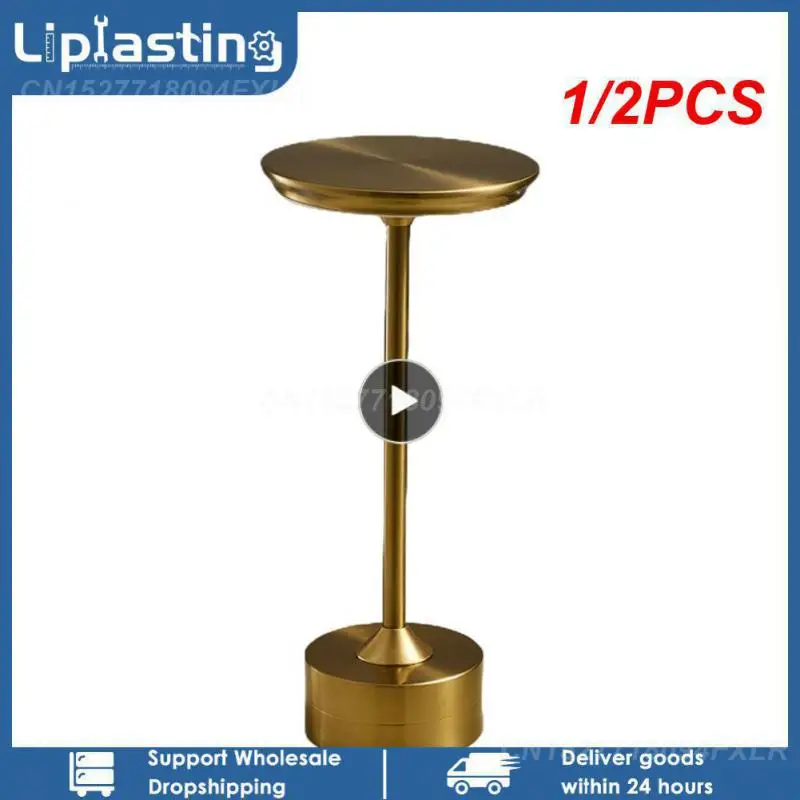 

1/2PCS Wireless Table Lamp Touch Sensor Rechargeable Desktop Night Light LED Reading Lamp for Restaurant Hotel Bar Bedroom Decor